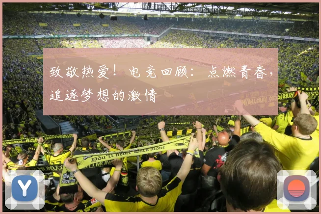 致敬热爱!电竞回顾:点燃青春,追逐梦想的激情